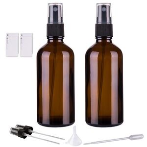 NEW Hydior amber glass spray bottles 2 pack